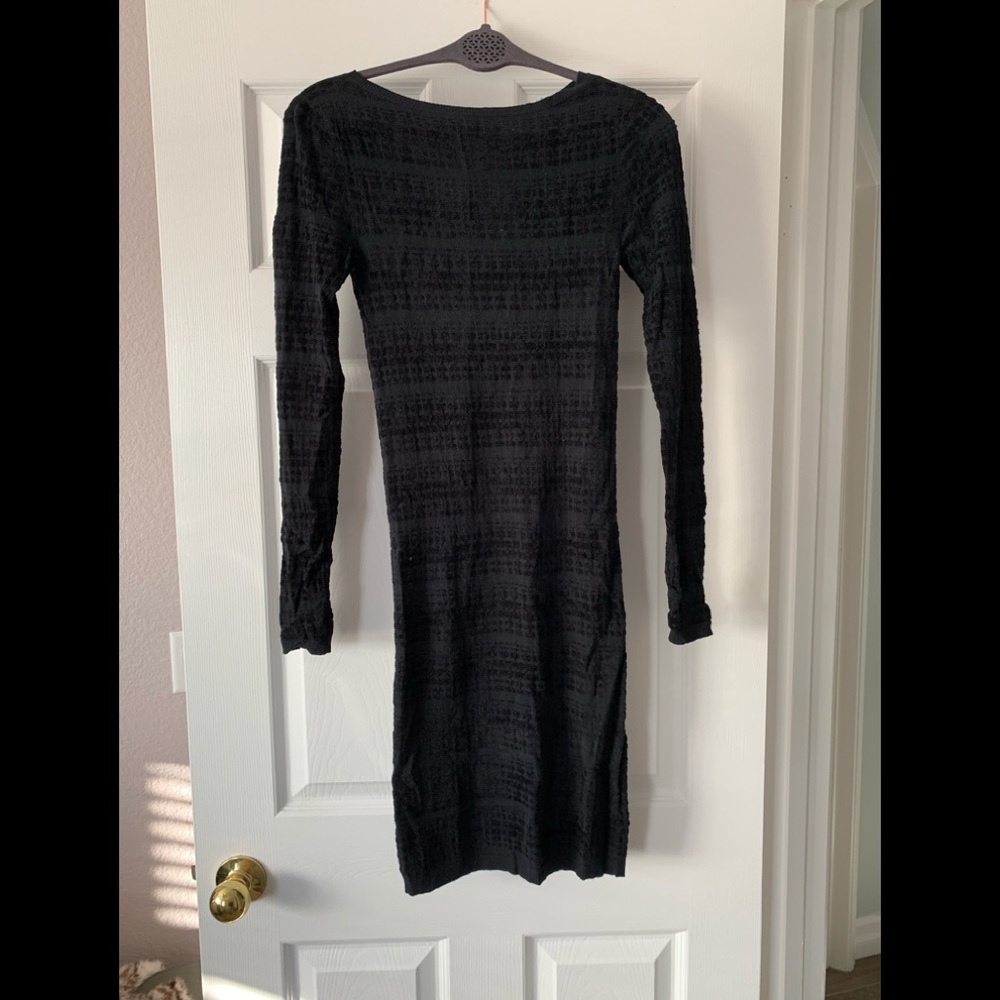 Alice + Olivia Black Knit Dress Size XS